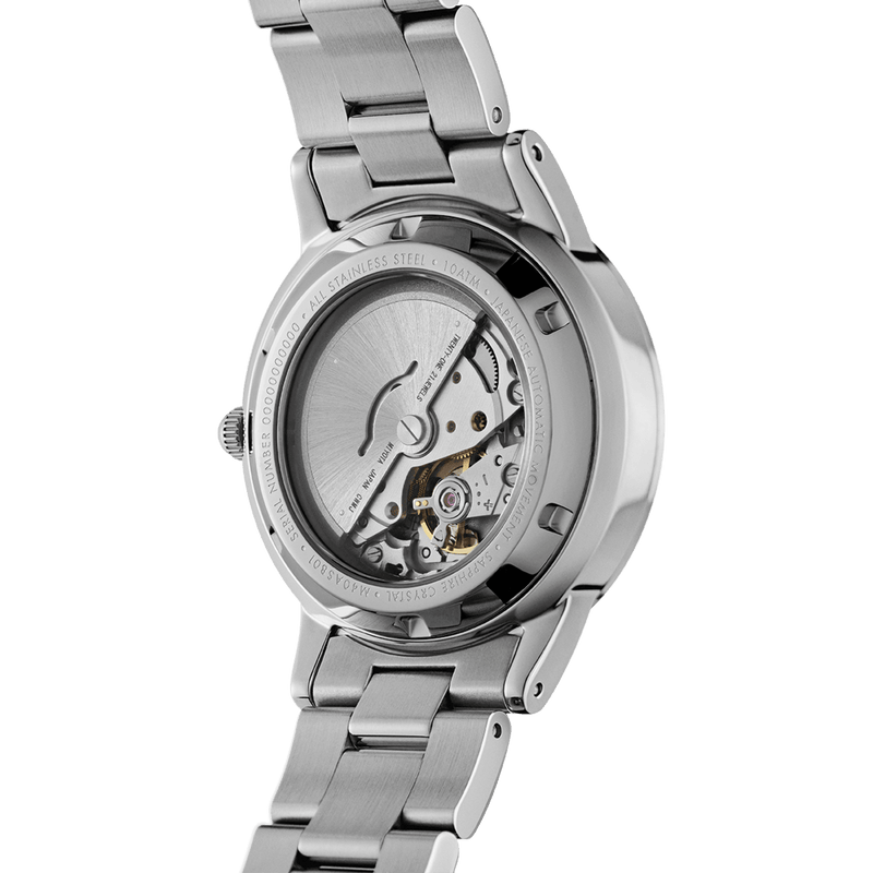 Daniel Wellington Iconic Link Automatic 40 Silver & Black Watch Watches Daniel Wellington 