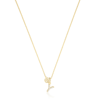 LUXURY LETTERS Y INITIAL PENDANT GOLD Pendants Georgini 