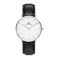 Daniel Wellington Classic 40 Sheffield Silver & White Watch Watches Daniel Wellington 