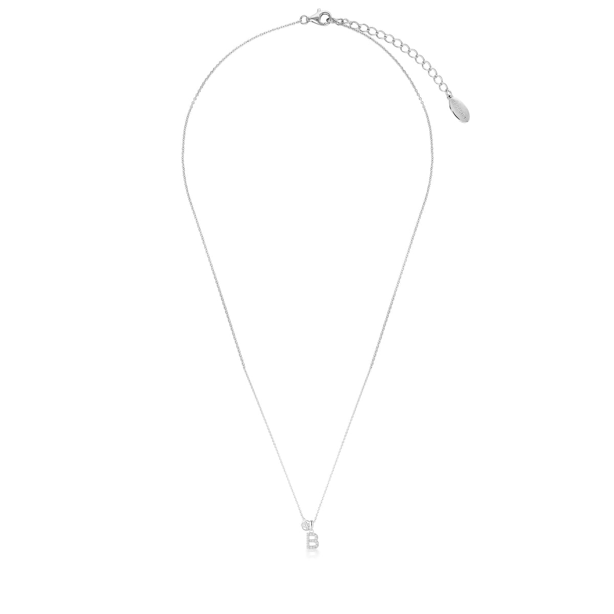 LUXURY LETTERS B INITIAL PENDANT SILVER Pendants Georgini 