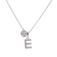 LUXURY LETTERS E INITIAL PENDANT SILVER Pendants Georgini 