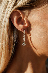 CHIC NOEL FANTASY EARRINGS SILVER Bevilles Jewellers 