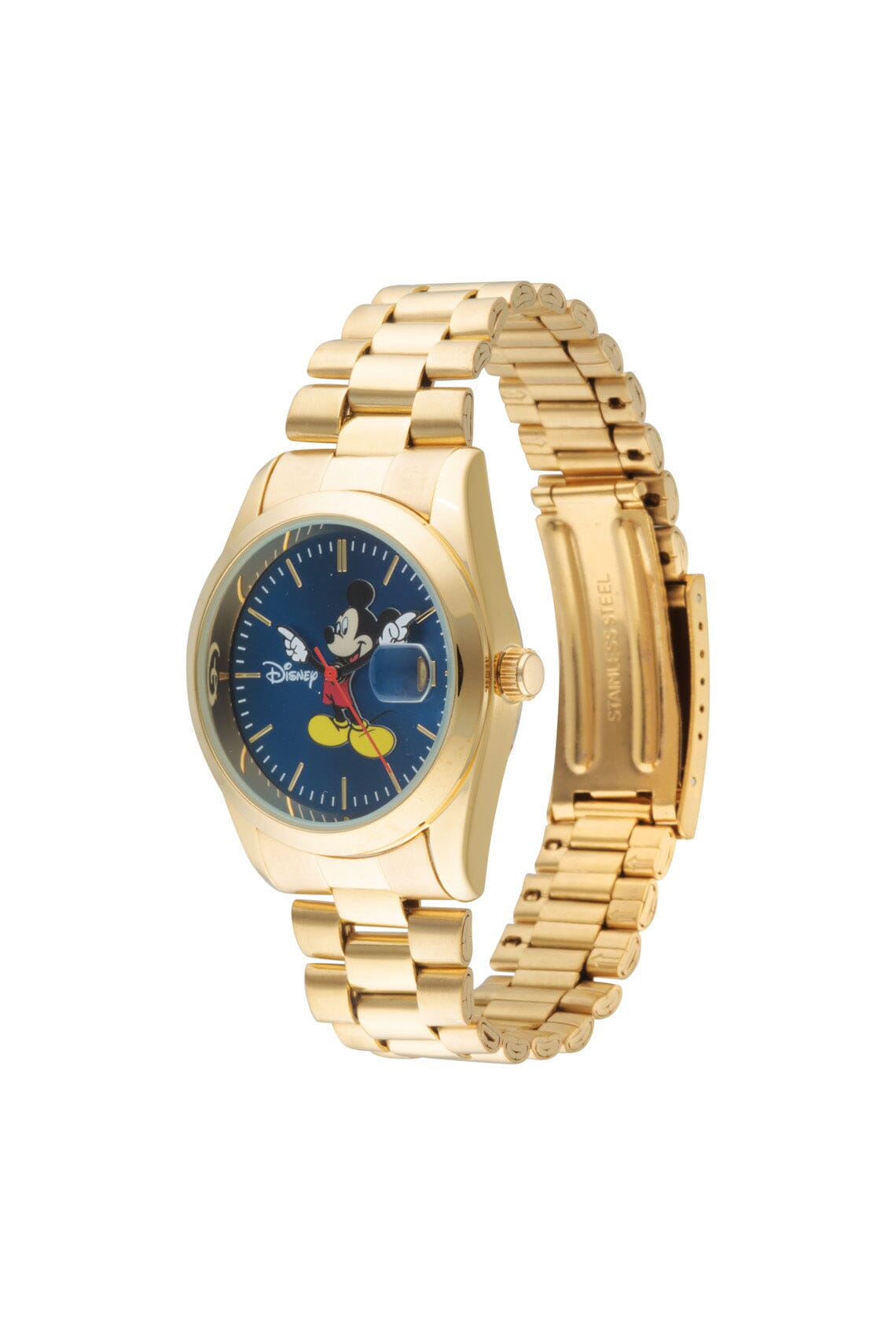 Disney Mickey Collector’s Edition 35mm Blue Dial Gold Watch Watches Disney 