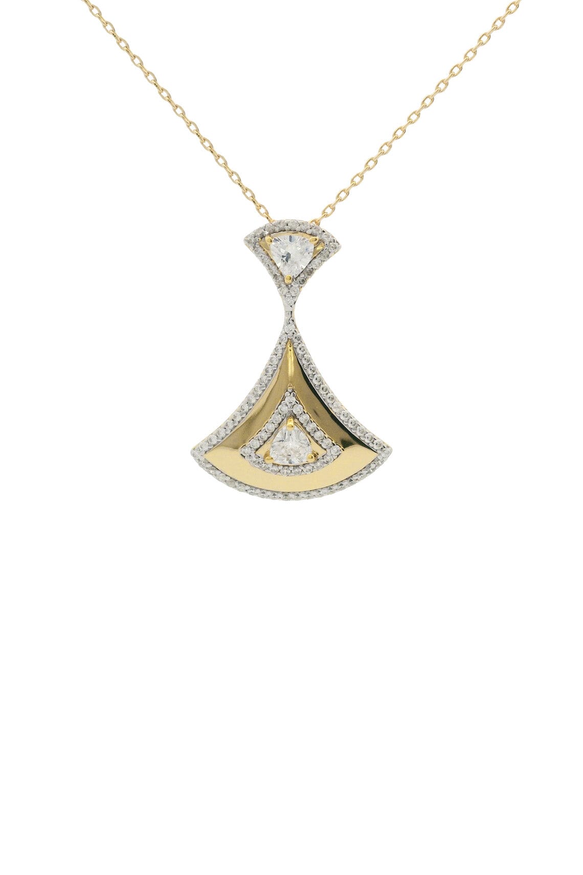 CHIC NOEL FANTASY PENDANT GOLD Bevilles Jewellers 