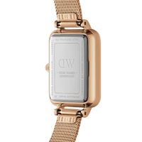 Daniel Wellington Quadro 20X26 Pressed Melrose Rose Gold & White Watch Watches Daniel Wellington 