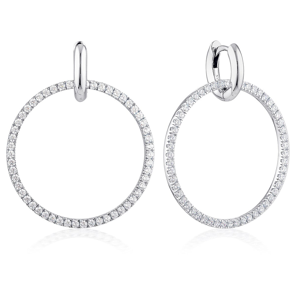 Georgini Julietta Round Drop Earrings Earrings Georgini 
