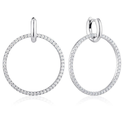 Georgini Julietta Round Drop Earrings Earrings Georgini 