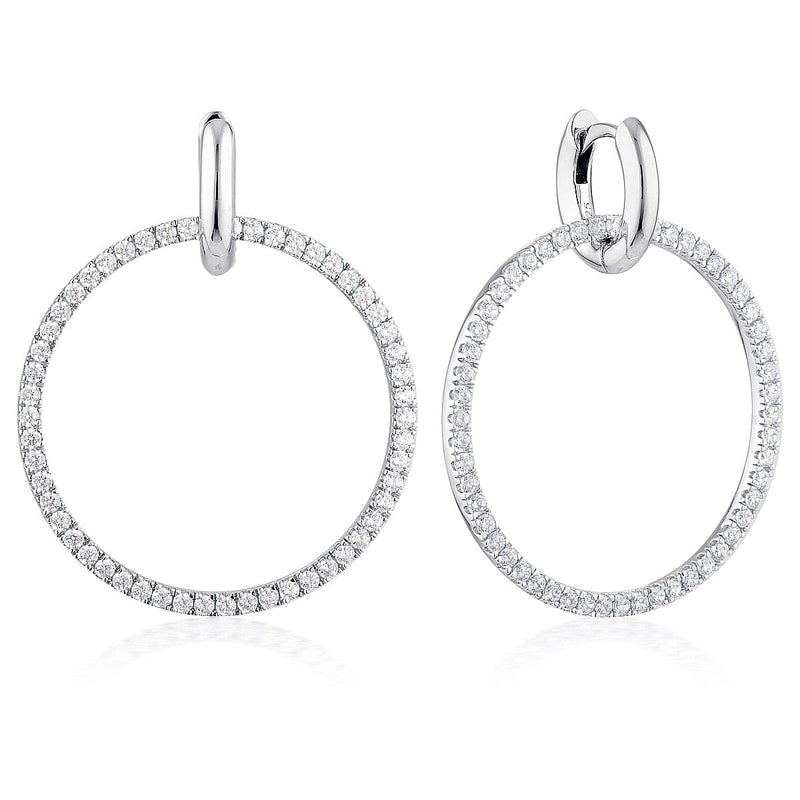 Georgini Julietta Round Drop Earrings Earrings Georgini 