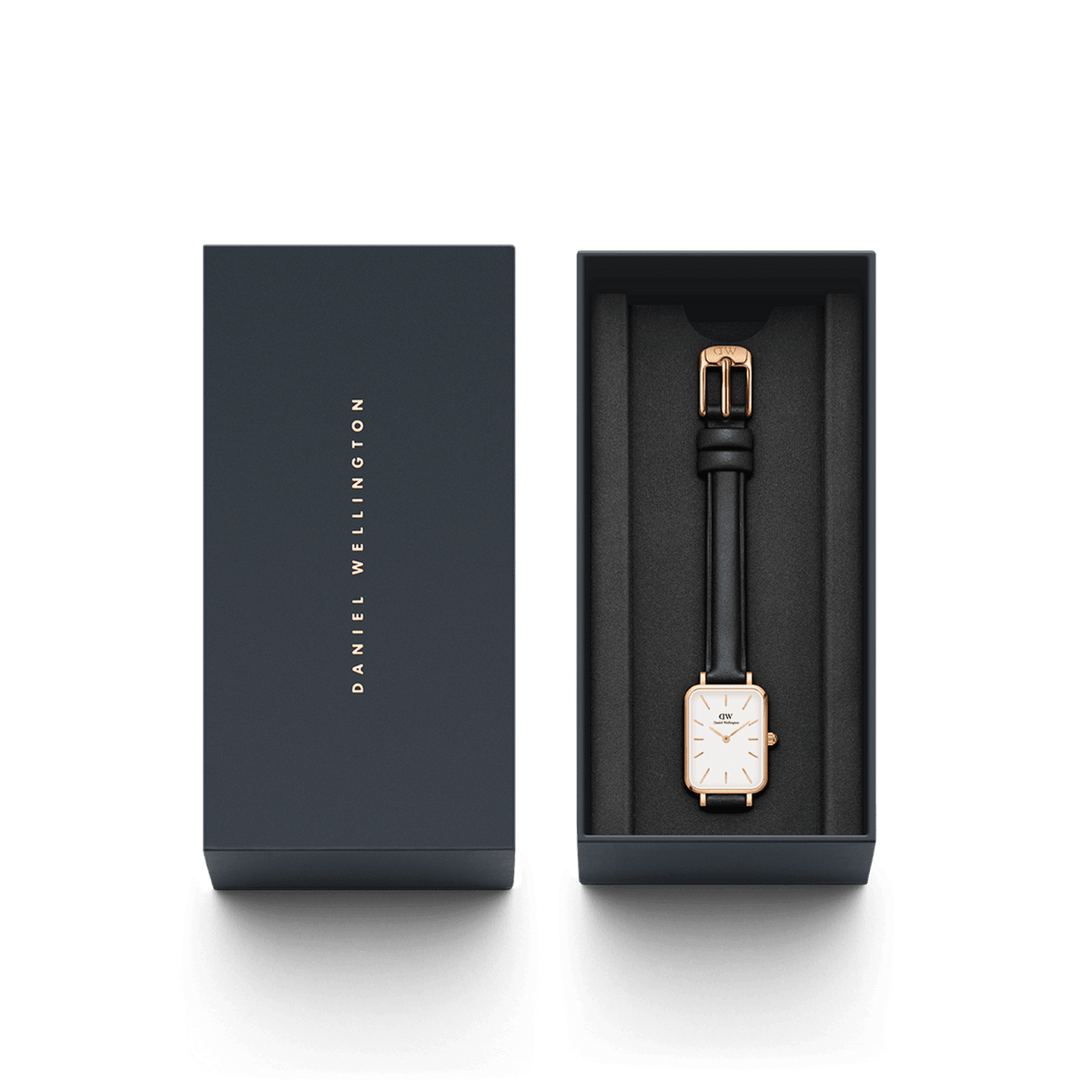 Daniel Wellington Quadro 20X26 Pressed Sheffield Rose Gold & White Watch Watches Daniel Wellington 