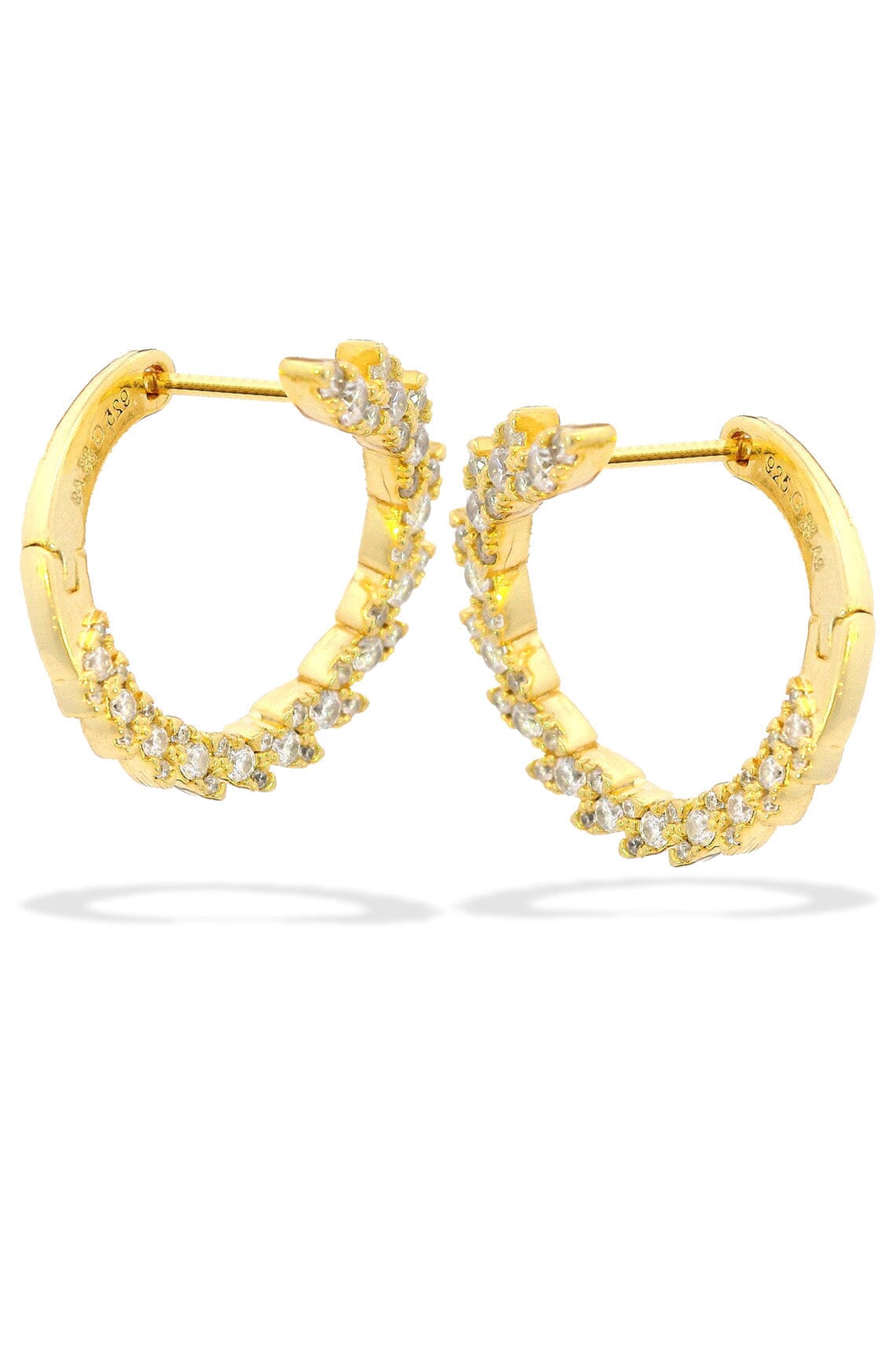 SYDNEY SOIRÉE POINT PIPER EARRINGS GOLD Bevilles Jewellers 