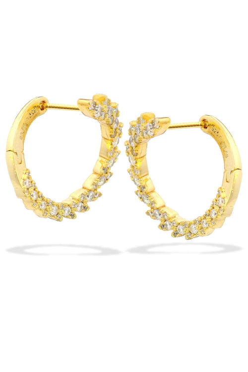 SYDNEY SOIRÉE POINT PIPER EARRINGS GOLD Bevilles Jewellers 
