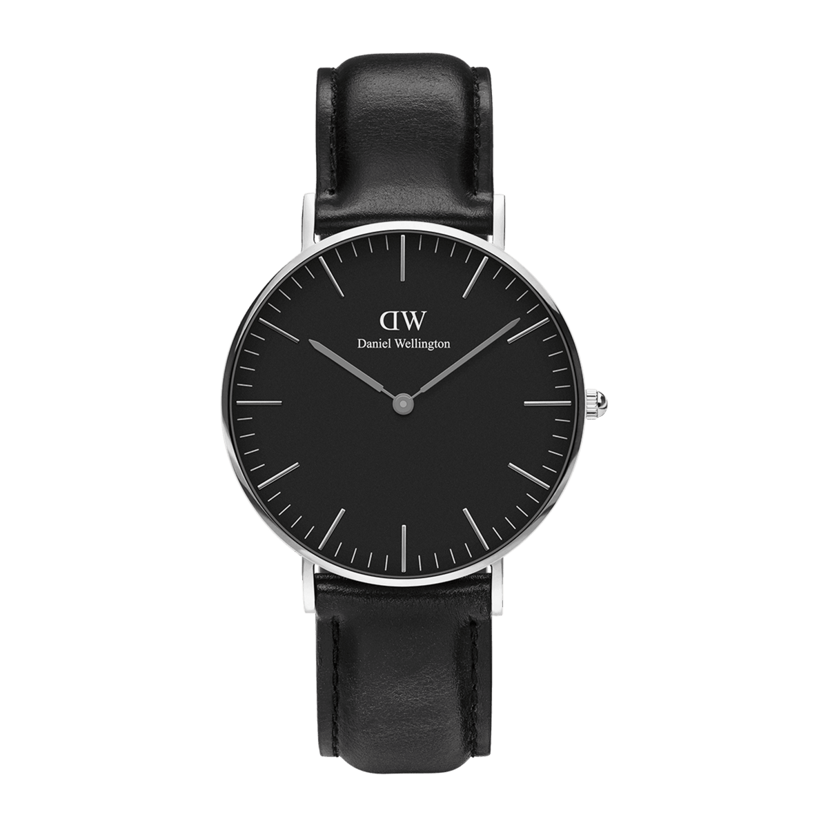 Daniel Wellington Classic 40 Sheffield Silver & Black Watch Watches Daniel Wellington 