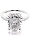 SYDNEY SOIRÉE ELAINE CUSHION CUT RING SILVER Bevilles Jewellers 