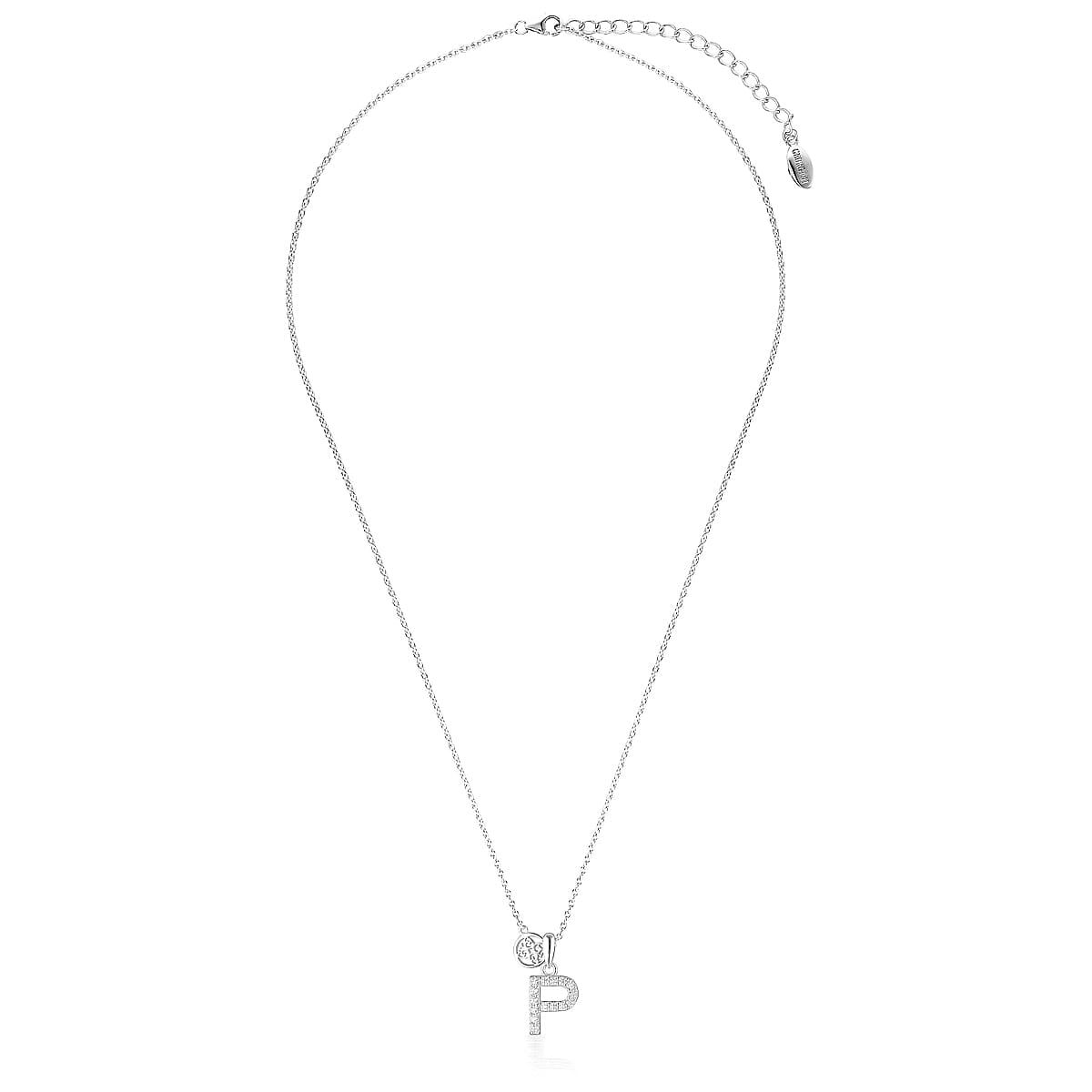 LUXURY LETTERS P INITIAL PENDANT SILVER Pendants Georgini 