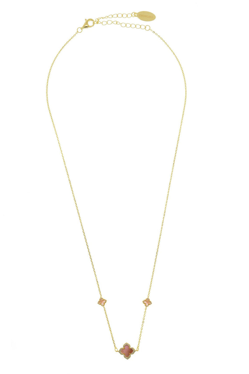 SYDNEY SOIRÉE FAIRWATER MOTHER OF PEARL DELUXE NECKLACE GOLD Bevilles Jewellers 