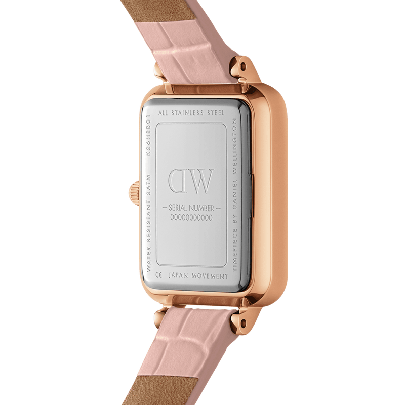 Daniel Wellington Quadro 20X26 Rouge Rose Gold Mother of Pearl Watch Watches Daniel Wellington 