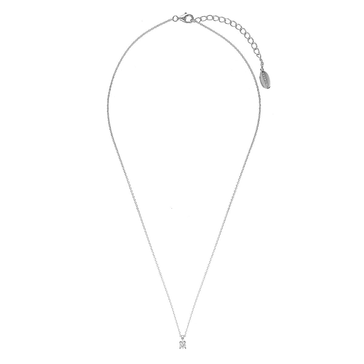 GEORGINI RED CARPET VENICE NECKLACE SILVER Bevilles Jewellers 