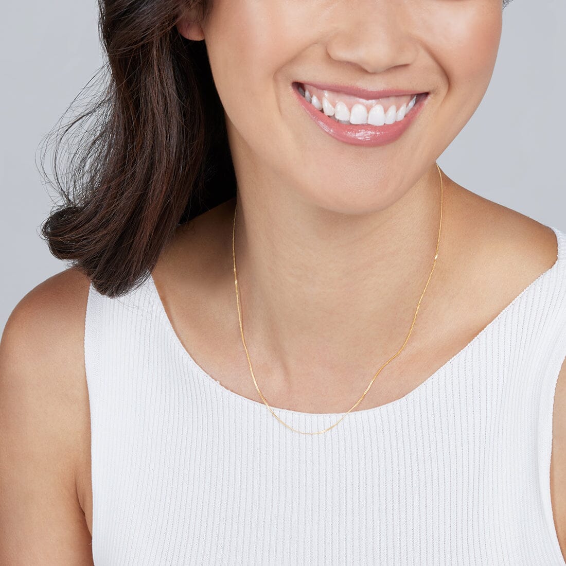 9ct Yellow Gold Diamond Curb Necklace Chain Necklaces Bevilles 