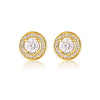 MILESTONE HALO EARRINGS IN GOLD Bevilles Jewellers 