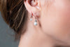 GEORGINI RED CARPET GOVENORS EARRINGS ROSE GOLD Bevilles Jewellers 