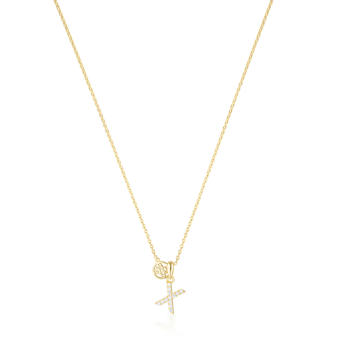 LUXURY LETTERS X INITIAL PENDANT GOLD Pendants Georgini 