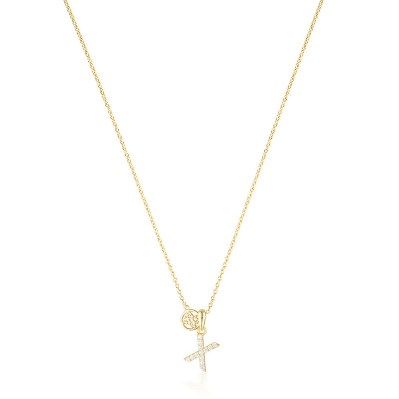 LUXURY LETTERS X INITIAL PENDANT GOLD Pendants Georgini 
