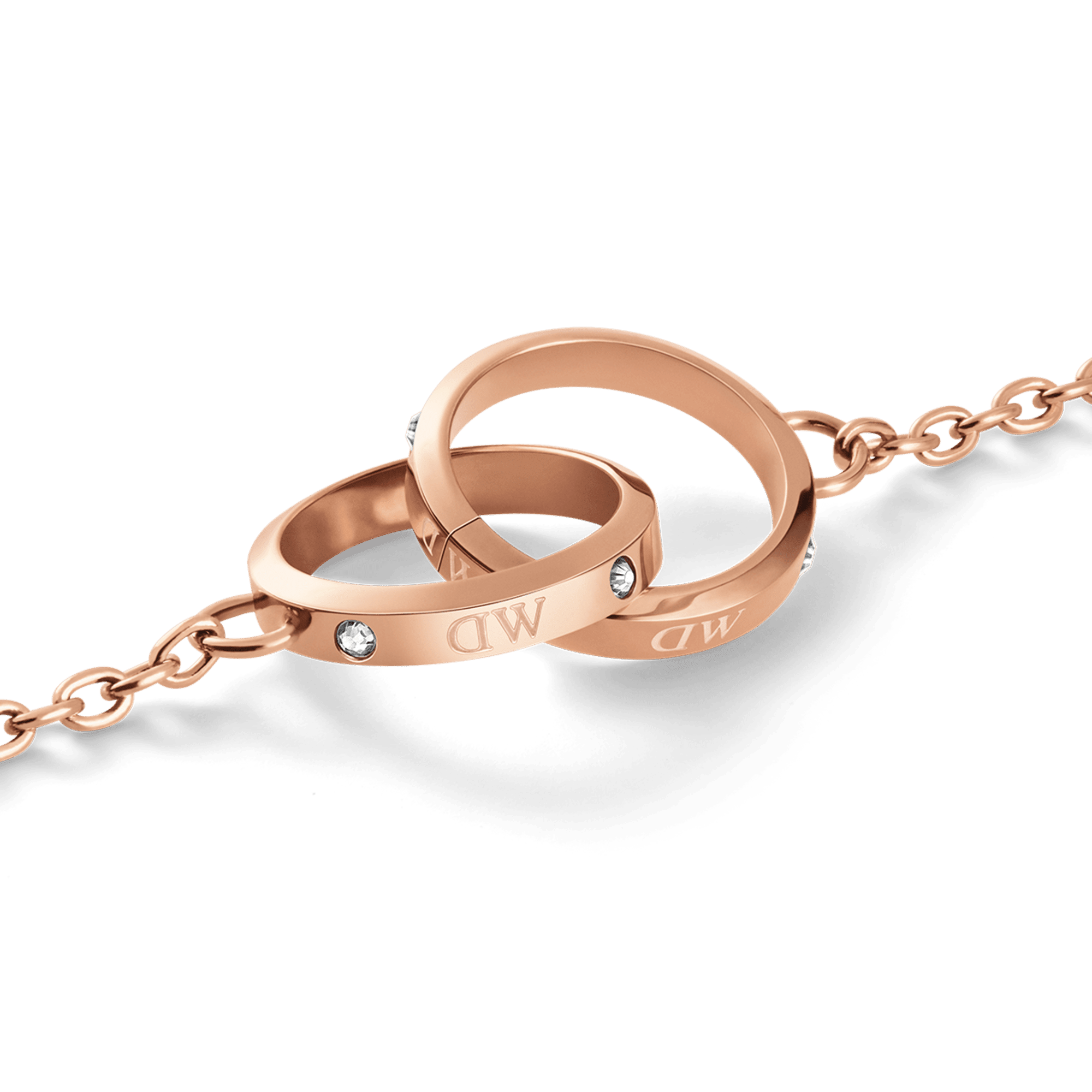 Daniel Wellington Classic Lumine Unity Necklace Rose Gold Necklaces Daniel Wellington 