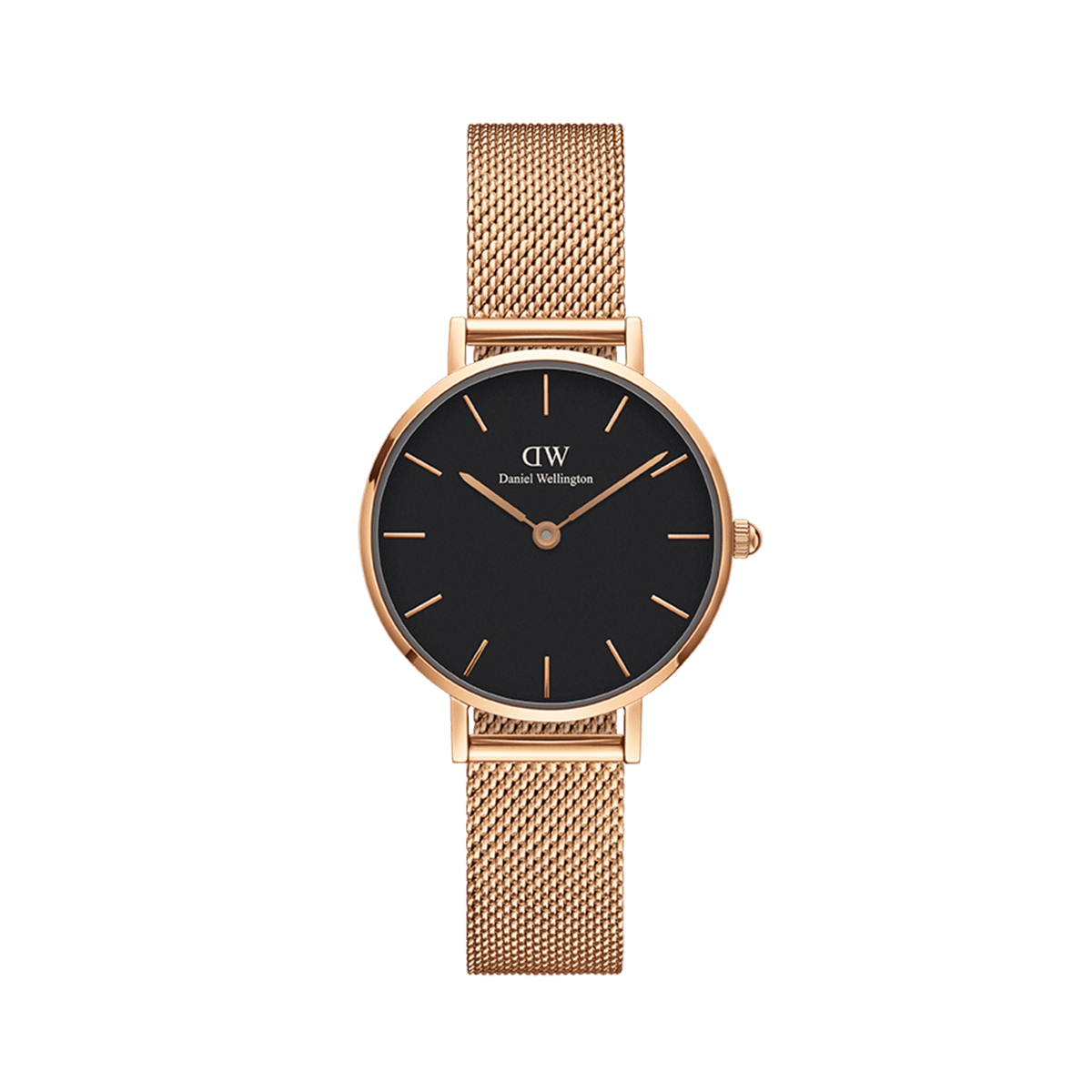 Daniel Wellington Petite 32 Melrose Rose Gold & Black Watch Watches Daniel Wellington 