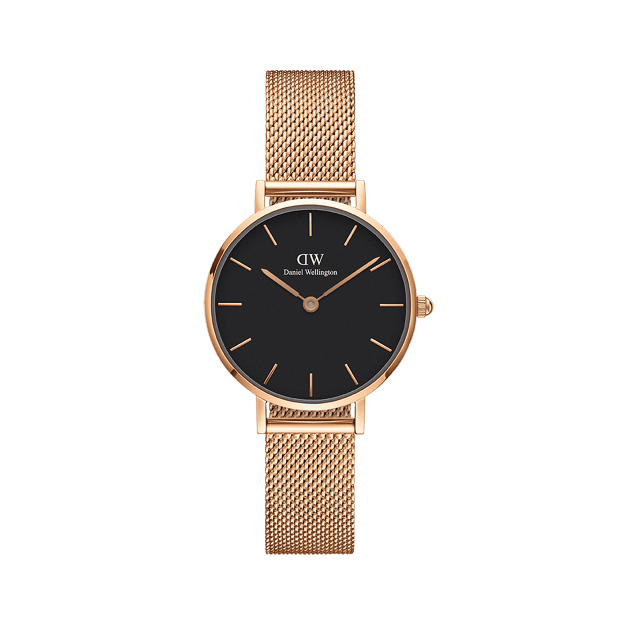 Daniel Wellington Petite 32 Melrose Rose Gold & Black Watch Watches Daniel Wellington 