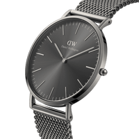 Daniel Wellington Classic 40 Anthracite Grey Sunray Watch Watches Daniel Wellington 