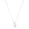 LUXURY LETTERS M INITIAL PENDANT SILVER Pendants Georgini 