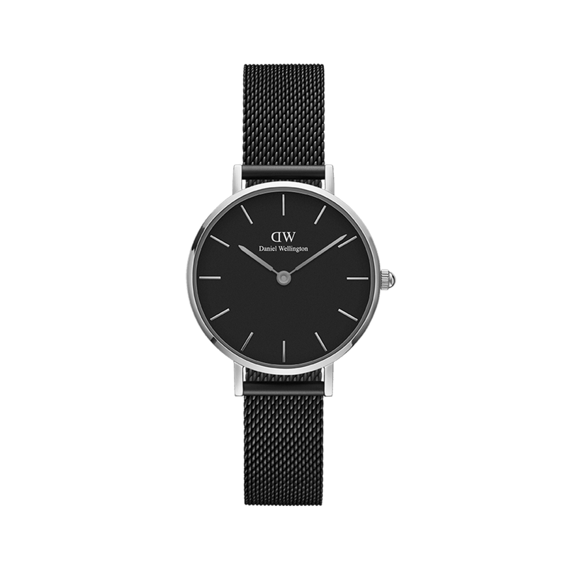 Daniel Wellington Petite 32 Ashfield Silver & Black Watch Watches Daniel Wellington 