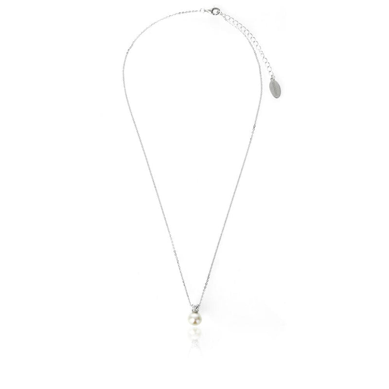 OCEANS NOOSA FRESHWATER PEARL NECKLACE SILVER Bevilles Jewellers 