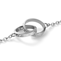 Daniel Wellington Classic Lumine Unity Necklace Silver Necklaces Daniel Wellington 