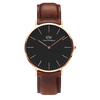 Daniel Wellington Classic 40 St Mawes Rose Gold & Black Watch Watches Daniel Wellington 