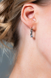 GEORGINI RED CARPET VENICE EARRINGS SILVER Bevilles Jewellers 