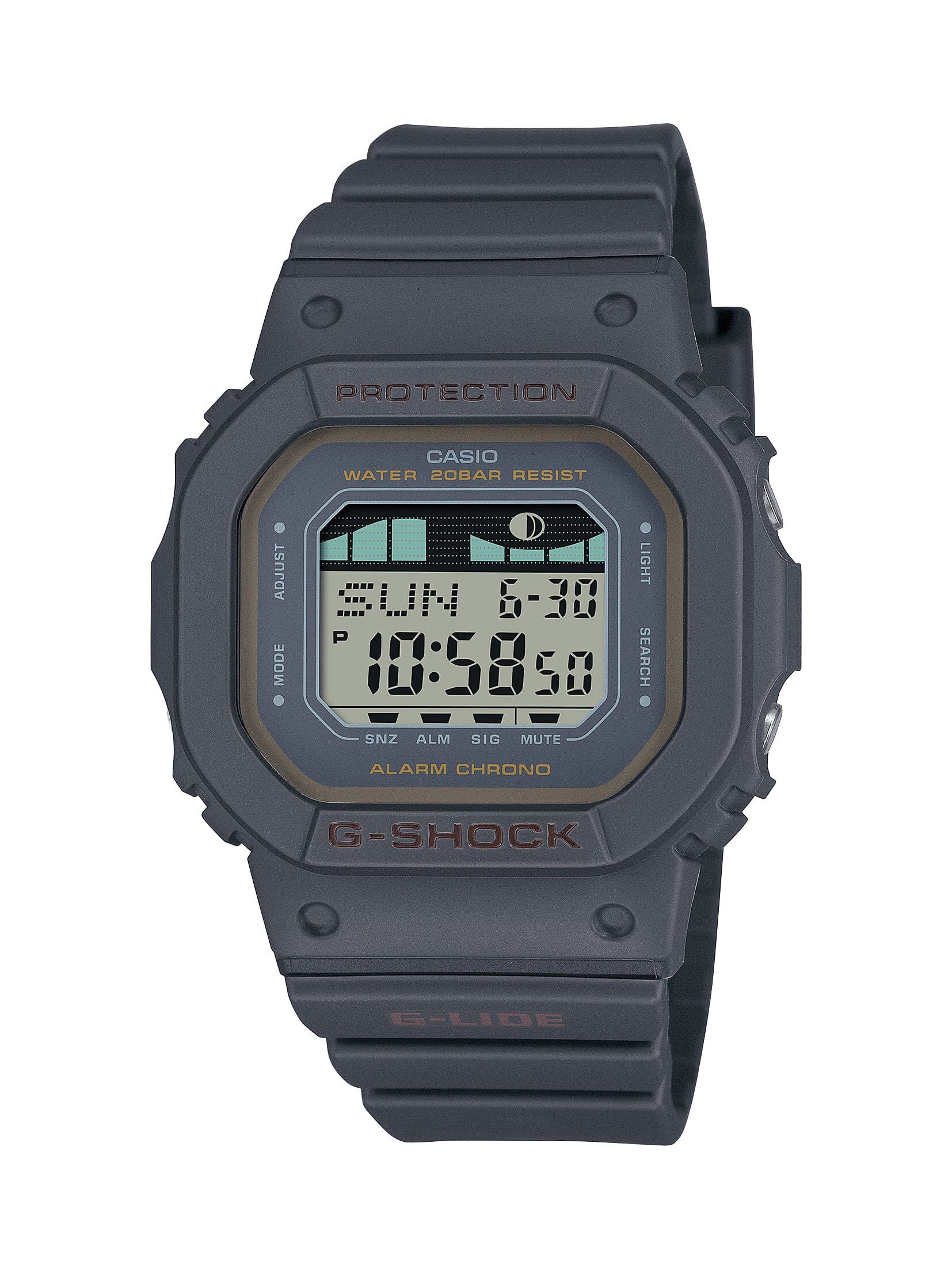 Casio G Shock G Lide Grey Watch GLX-S5600-1DR Watches Casio 