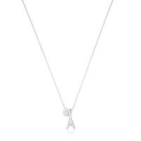 LUXURY LETTERS A INITIAL PENDANT SILVER Pendants Georgini 
