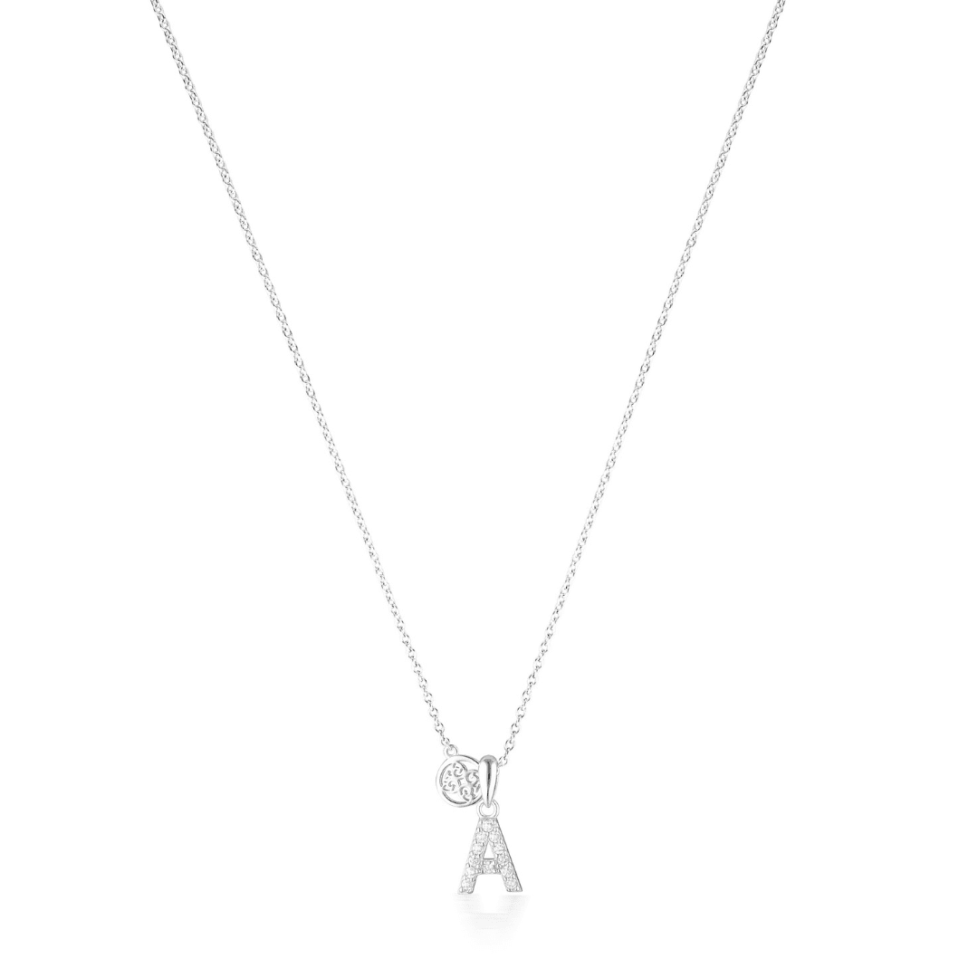 LUXURY LETTERS A INITIAL PENDANT SILVER Pendants Georgini 