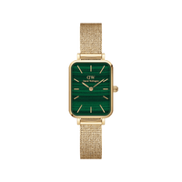 Daniel Wellington Quadro 20X26 Pressed Evergold Gold & Green Watch Watches Daniel Wellington 