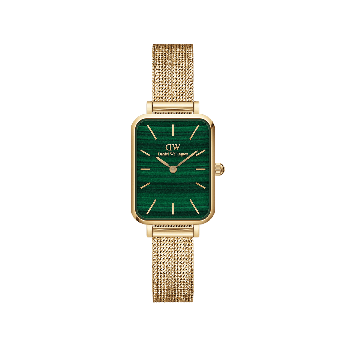 Daniel Wellington Quadro 20X26 Pressed Evergold Gold & Green Watch Watches Daniel Wellington 