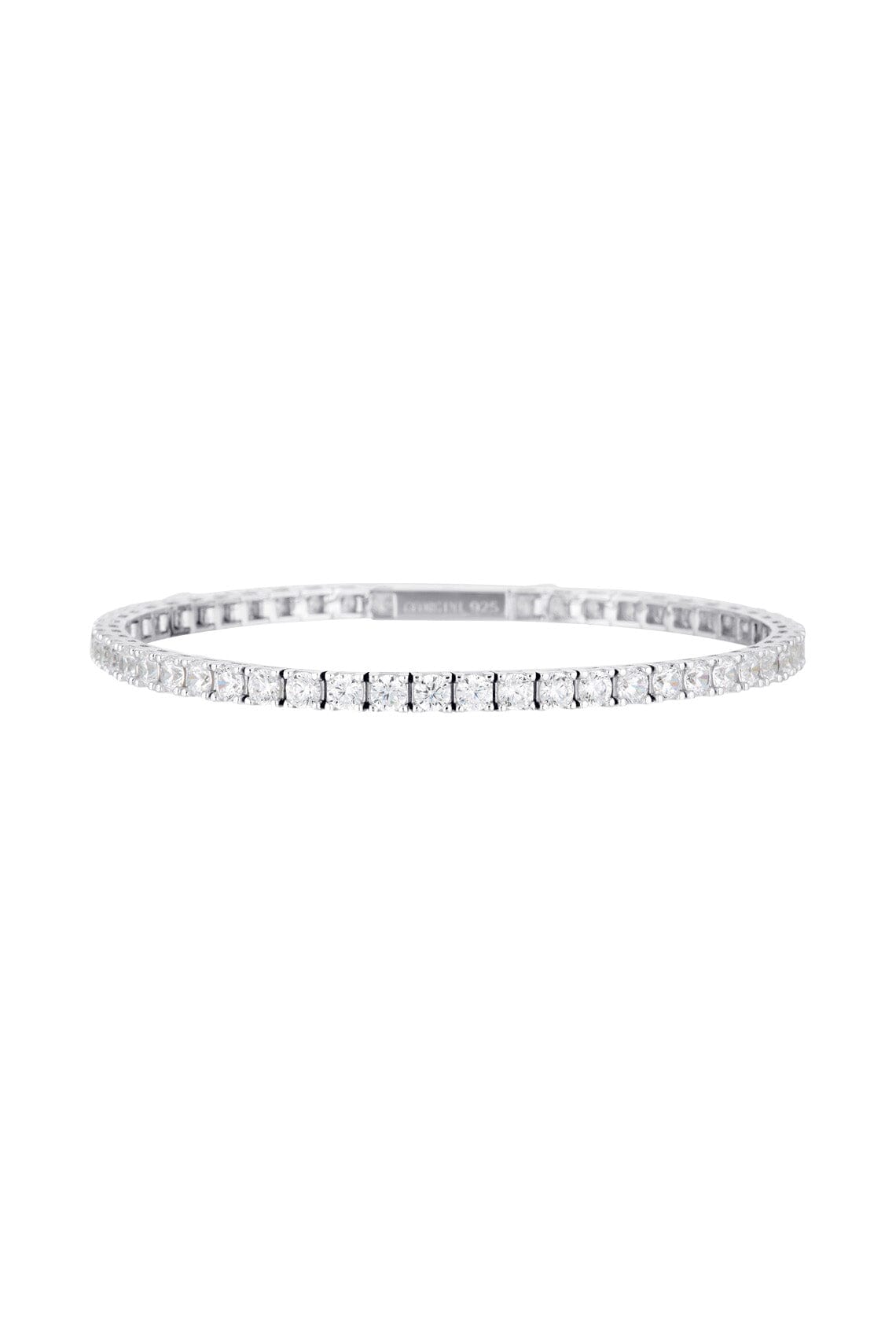 SELENA 3MM TENNIS BRACELET SMALL 16.5CM SILVER Bracelets Georgini 