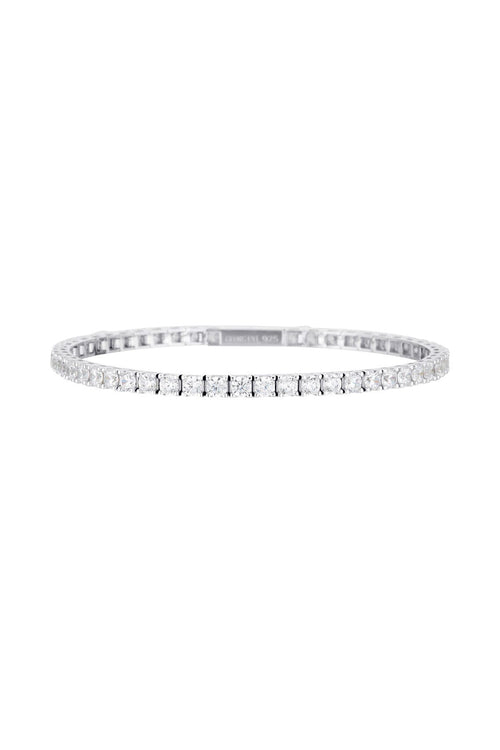 SELENA 3MM TENNIS BRACELET SMALL 16.5CM SILVER Bracelets Georgini 