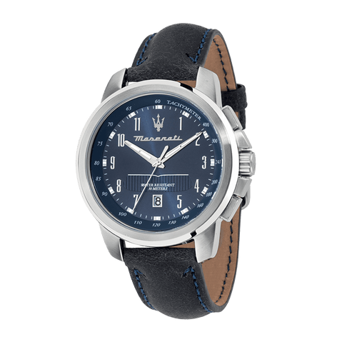Maserati Successo Blue Dial 44mm Chronogragh Watches Maserati 