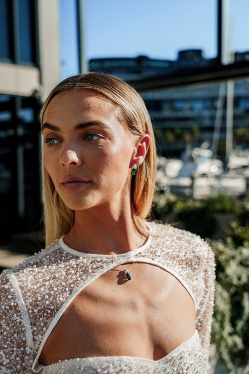 CHIC NOEL TWO-TONE EARRINGS Bevilles Jewellers 