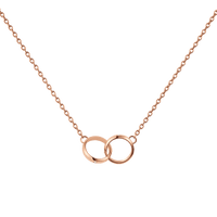 Daniel Wellington Classic Lumine Unity Necklace Rose Gold Necklaces Daniel Wellington 
