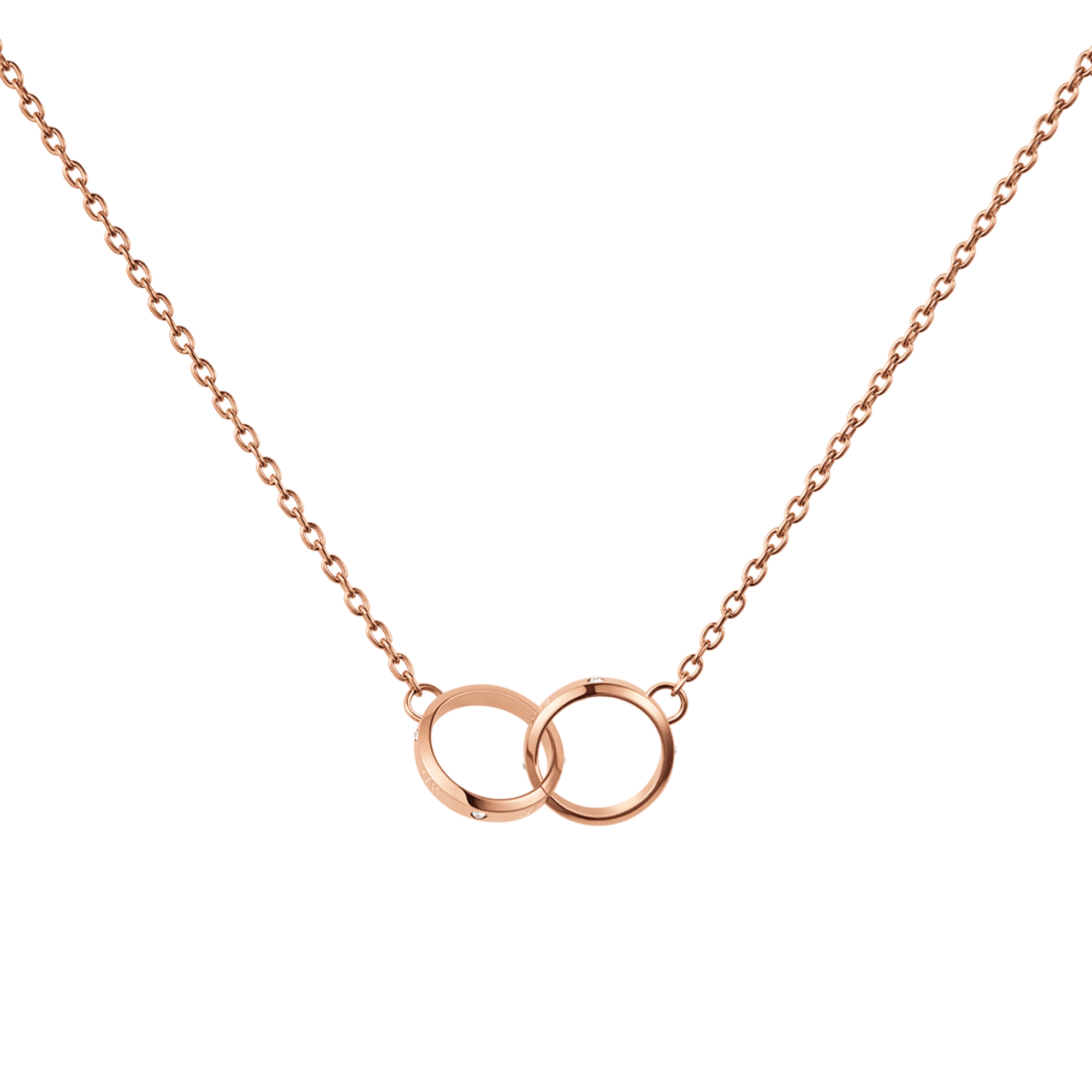 Daniel Wellington Classic Lumine Unity Necklace Rose Gold Necklaces Daniel Wellington 