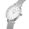 Daniel Wellington Petite 24 Pressed Sterling Silver & White Watch Watches Daniel Wellington 