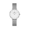 Daniel Wellington Petite 28 Pressed Sterling Lumine Silver & White Watch Watches Daniel Wellington 
