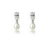 OCEANS WHITSUNDAYS FRESHWATER PEARL EARRINGS SILVER Bevilles Jewellers 